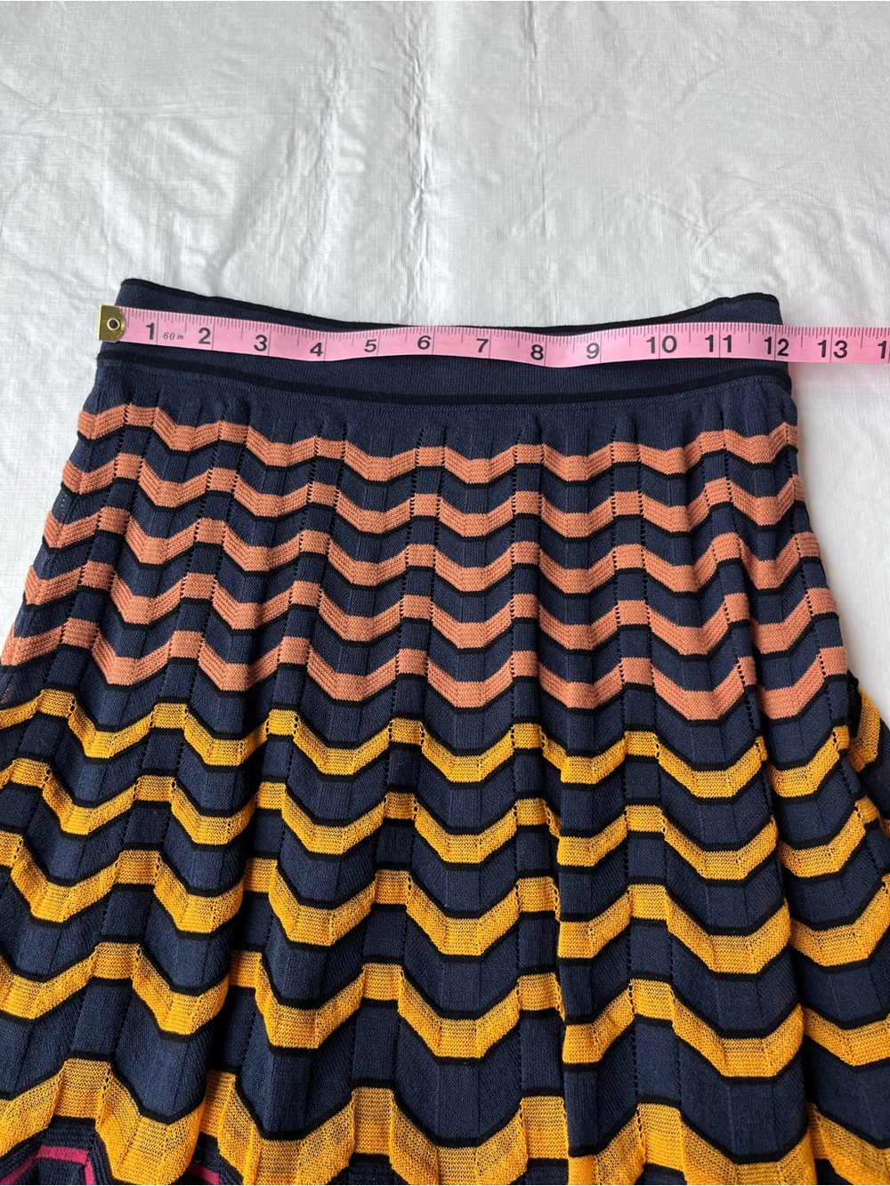 MISSONI Cotton Blend Knit A-Line Skirt - Picture 9 of 12